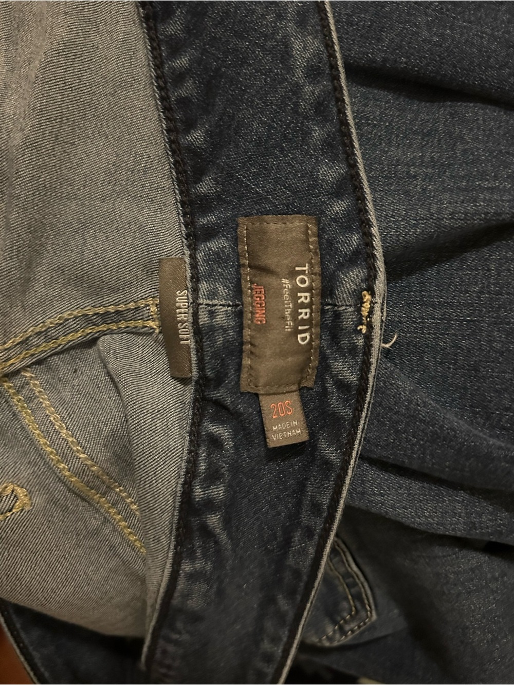 torrid Dark Blue Super Stretch Jeggings